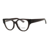 Burberry Eyeglasses Round Full Rim, Dark Havana Frame and Clear Demo Lenses Lens BE2421F3002