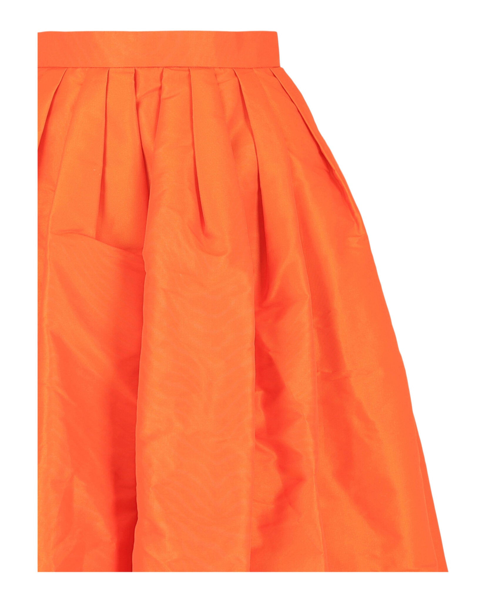 Alexander McQueen Womens Pleated Midi Skirt