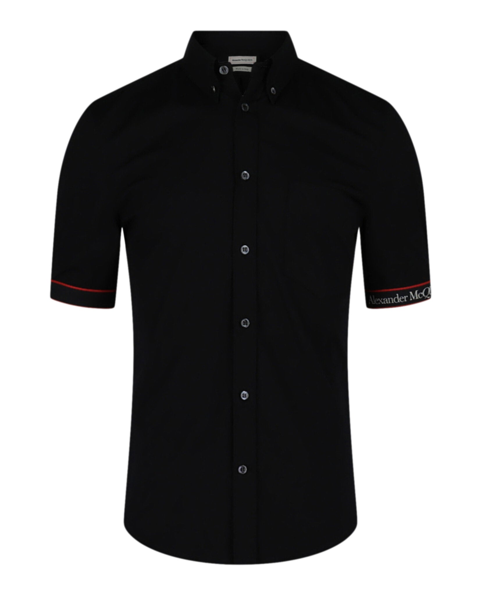 Alexander McQueen Mens Selvedge Tape Button-Up Shirt