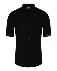Alexander McQueen Mens Selvedge Tape Button-Up Shirt