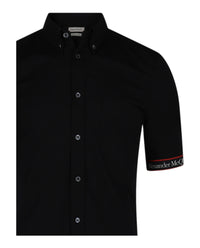Alexander McQueen Mens Selvedge Tape Button-Up Shirt
