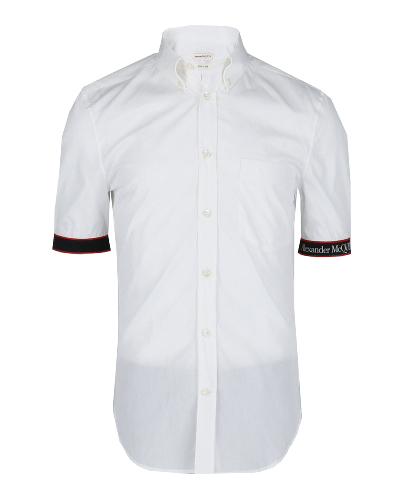 Alexander McQueen Mens Selvedge Tape Button-Up Shirt