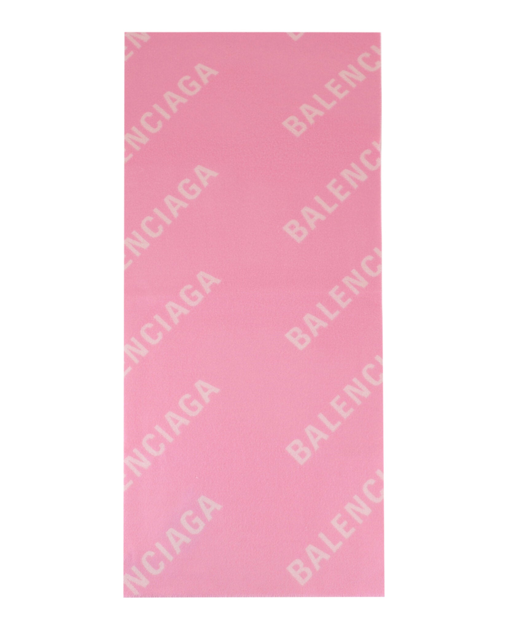 Balenciaga Balenciaga Womens Wool Logo Scarf