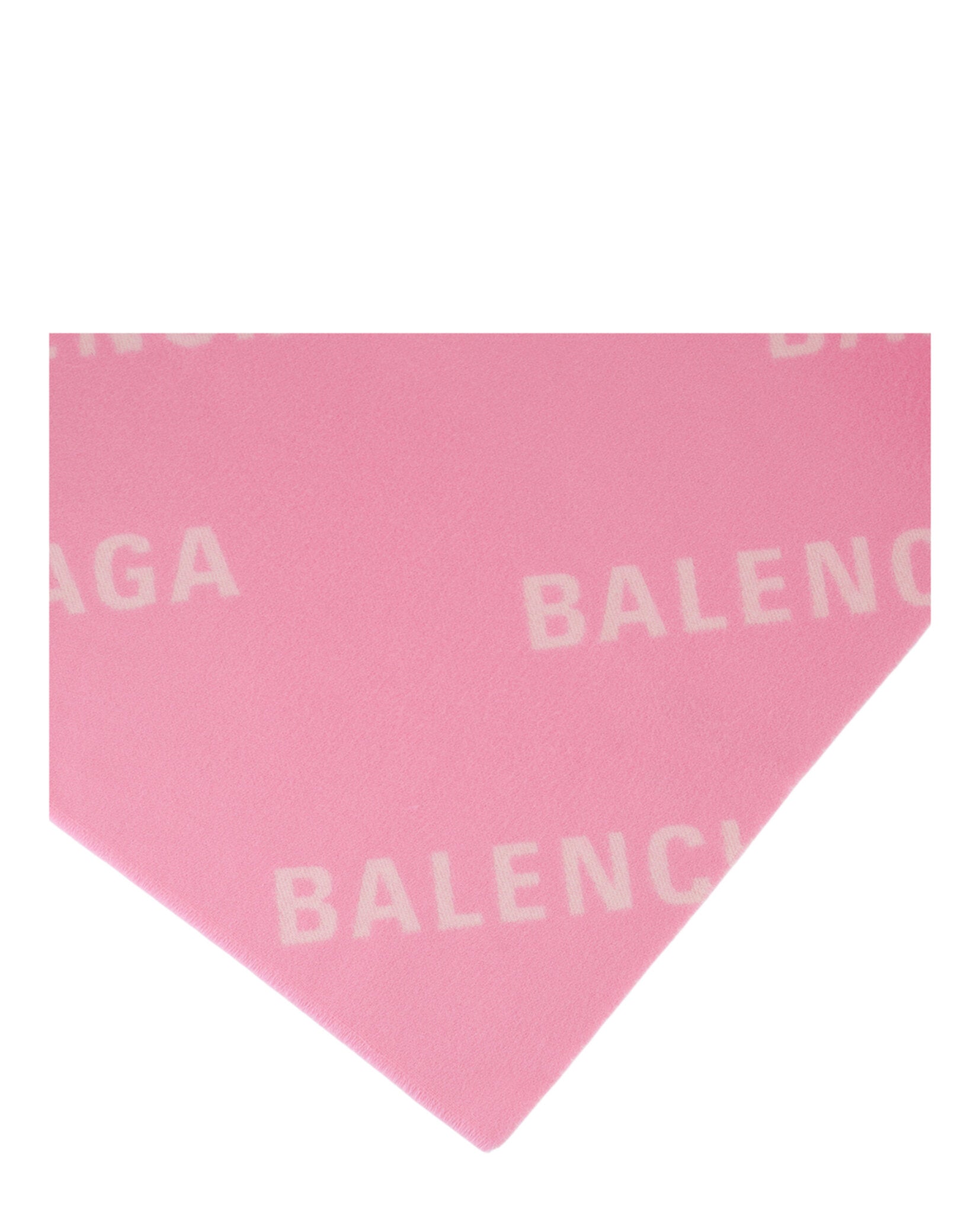 Balenciaga Balenciaga Womens Wool Logo Scarf
