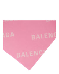 Balenciaga Balenciaga Womens Wool Logo Scarf