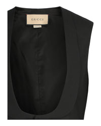 Gucci Mens Wool Tailored Vest