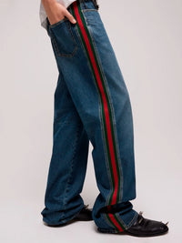 Gucci Men Denim Baggy Pants