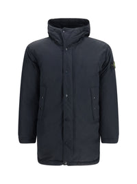 Stone Island Men Long Down Jacket