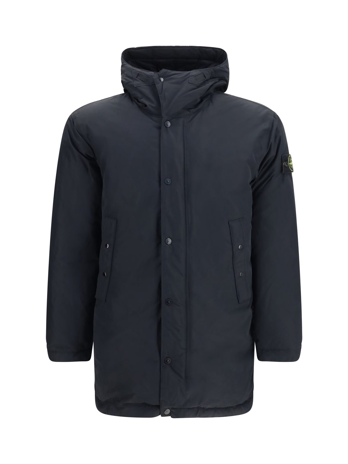 Stone Island Men Long Down Jacket