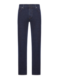 Stone Island Men Jeans Stretch Indigo Denim-Rinsed