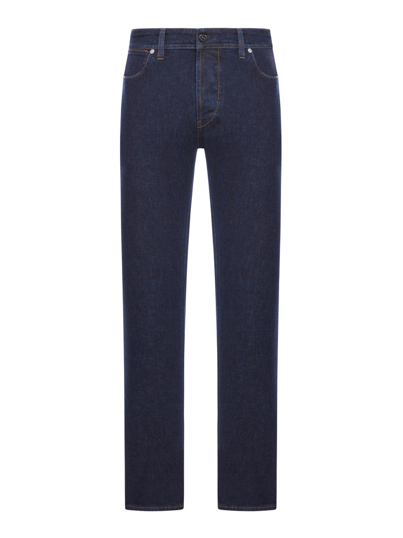 Stone Island Men Jeans Stretch Indigo Denim-Rinsed