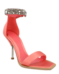 Alexander McQueen Womens Crystal-Cuff Stiletto Heels