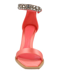 Alexander McQueen Womens Crystal-Cuff Stiletto Heels