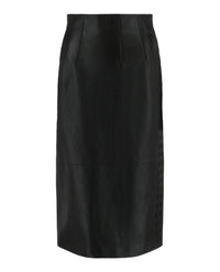 Alexander McQueen Alexander McQueen Womens Leather Pencil Skirt