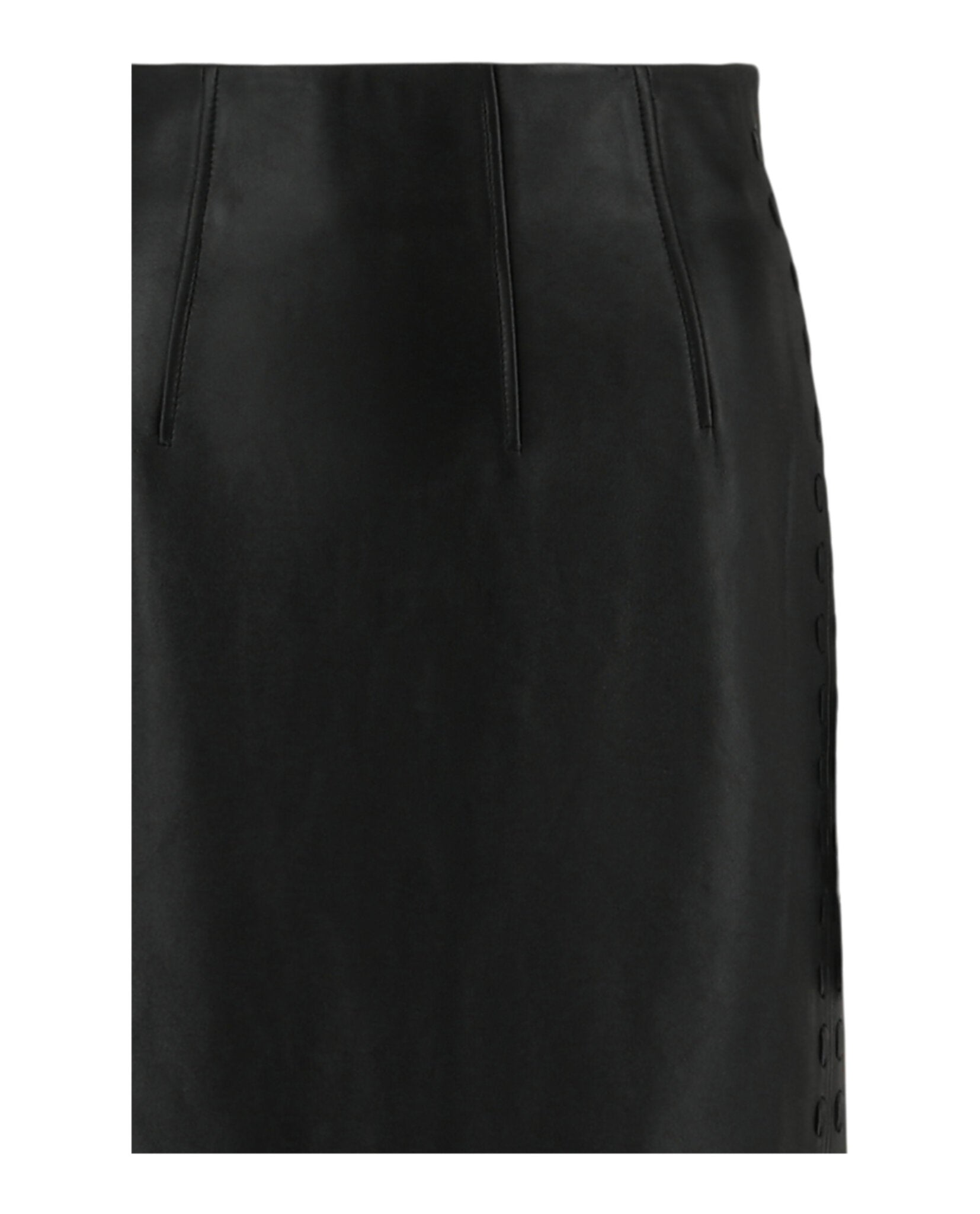 Alexander McQueen Alexander McQueen Womens Leather Pencil Skirt