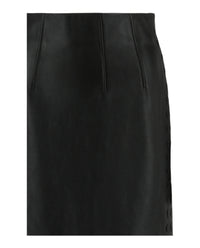 Alexander McQueen Alexander McQueen Womens Leather Pencil Skirt
