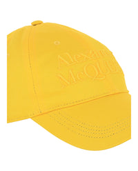 Alexander McQueen Mens Embroidered Logo Baseball Hat