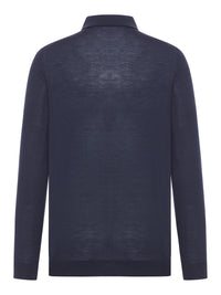Kiton Kiton Men Long-Sleeved Wool Polo Shirt