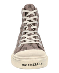 Balenciaga Mens Paris BB Monogram High-Top Sneakers