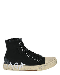 Balenciaga Womens Paris Graffiti High-Top Sneakers