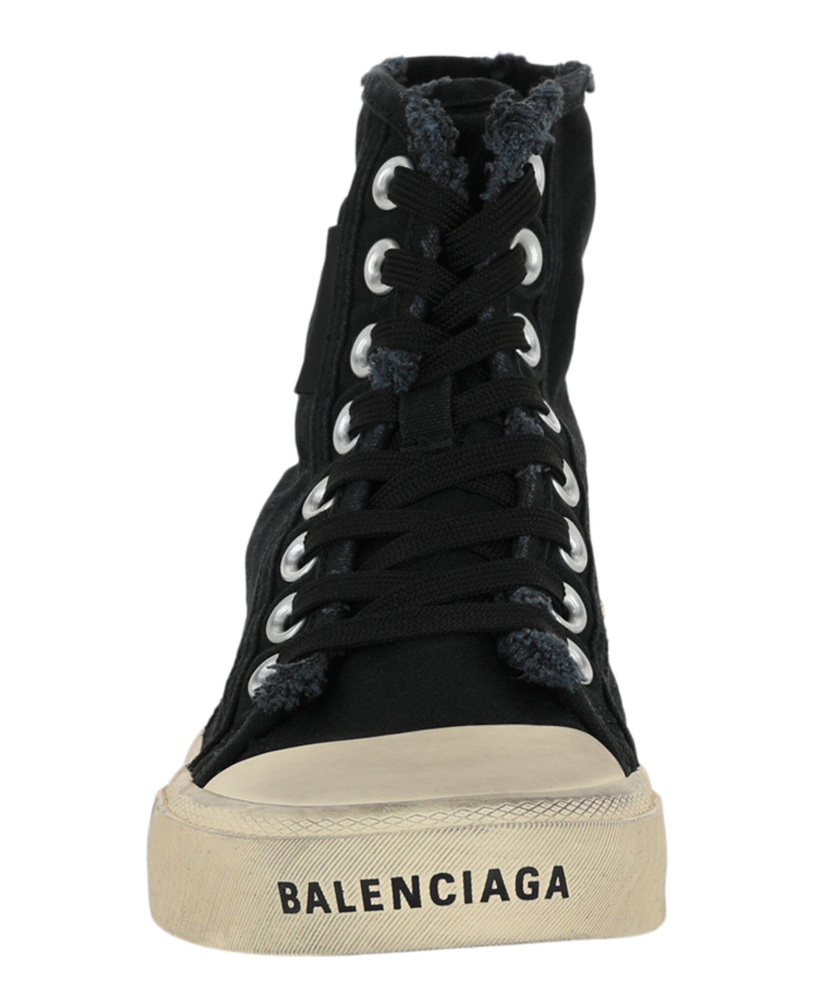 Balenciaga Womens Paris Graffiti High-Top Sneakers