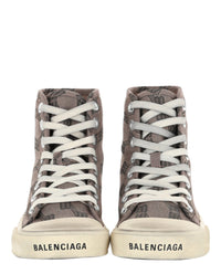 Balenciaga Womens Paris BB Monogram High-Top Sneakers