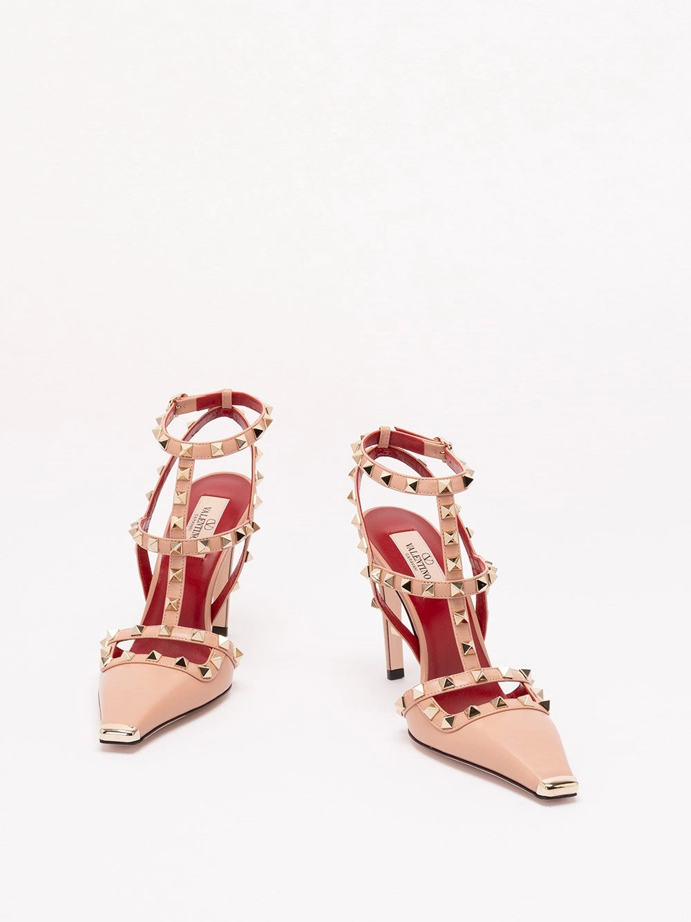 Valentino Garavani Women Rockstud Kidskin Pumps 100Mm