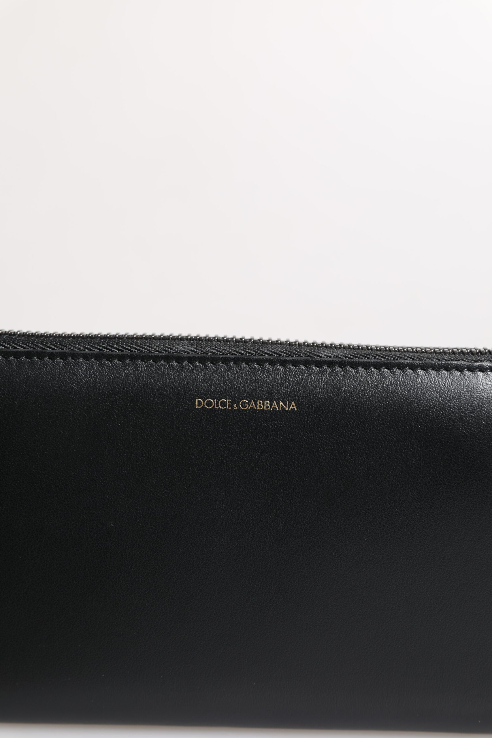 Dolce & Gabbana Dolce & Gabbana Black Blue Exotic Leather Embossed Continental Men's Wallet