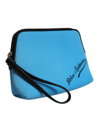 Dolce & Gabbana Blue DG Logo Print Clutch Zip Borse Pouch Women's Bag (Pre-Loved)