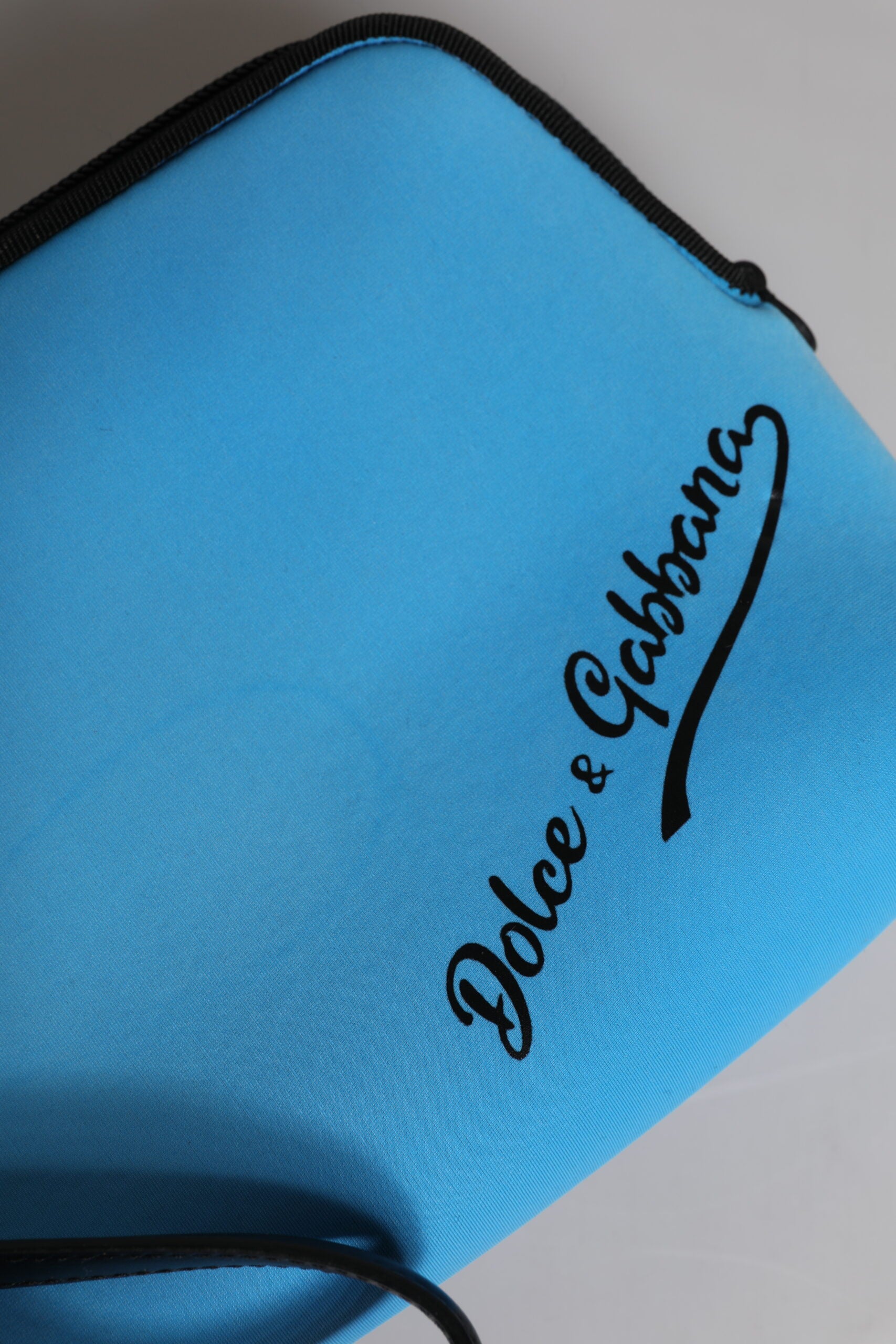 Dolce & Gabbana Blue DG Logo Print Clutch Zip Borse Pouch Women's Bag (Pre-Loved)