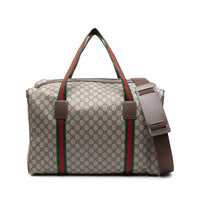 Gucci Neutrals Luggage & Holdalls Men