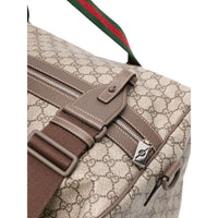Gucci Neutrals Luggage & Holdalls Men