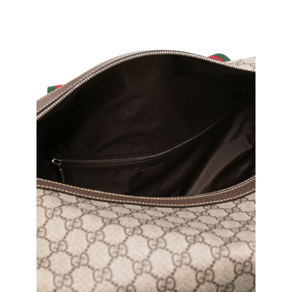 Gucci Neutrals Luggage & Holdalls Men
