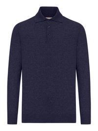 Brunello Cucinelli Men Cashmere Polo Style Sweater