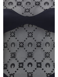 MARINE SERRE Marine Serre Women Mesh Body With Moon Motif