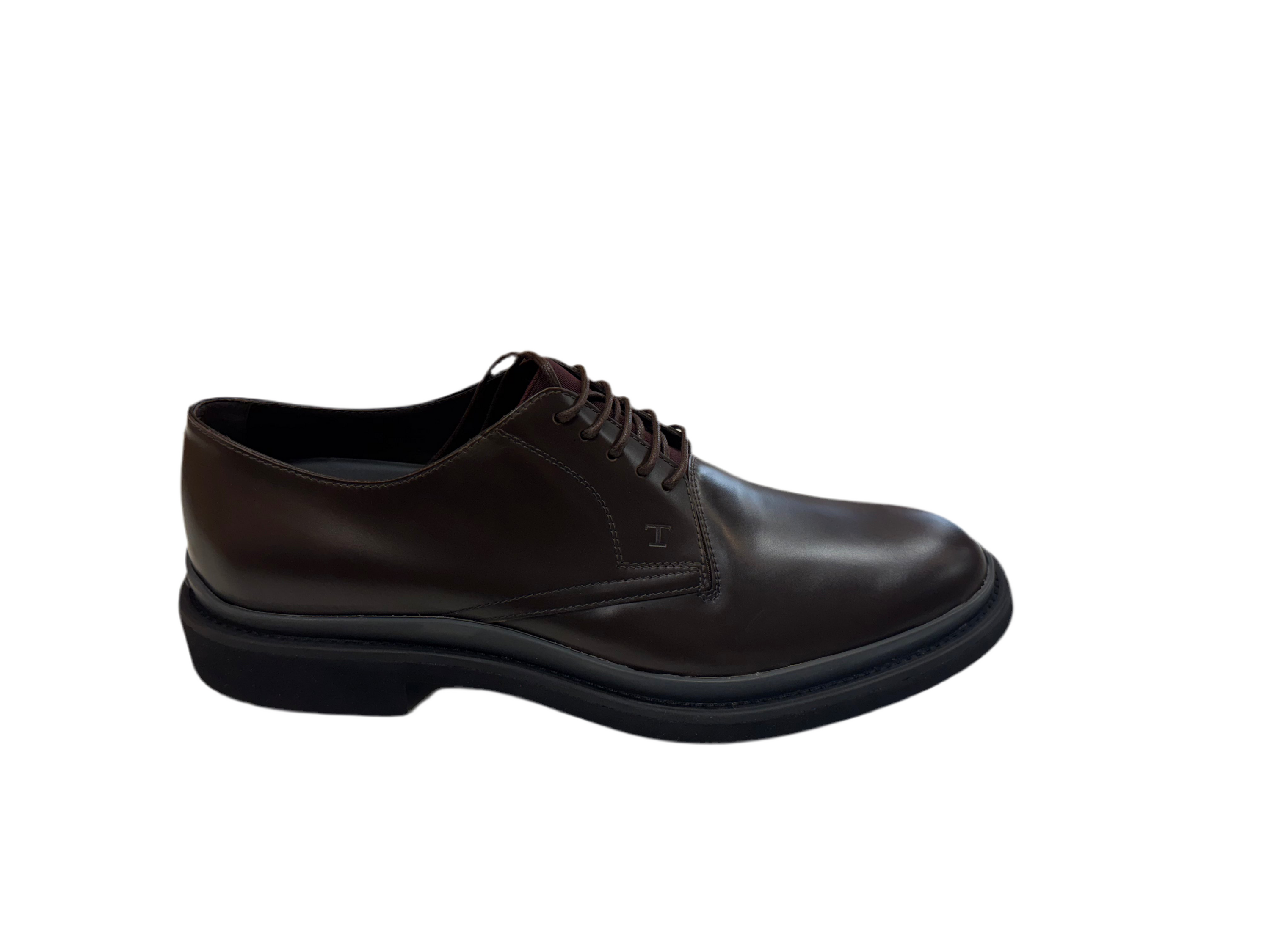 Tods Leather T-Logo Derby Shoes