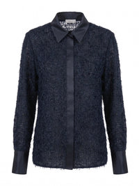 Peserico Women Tulle Shirt With Satin Collar