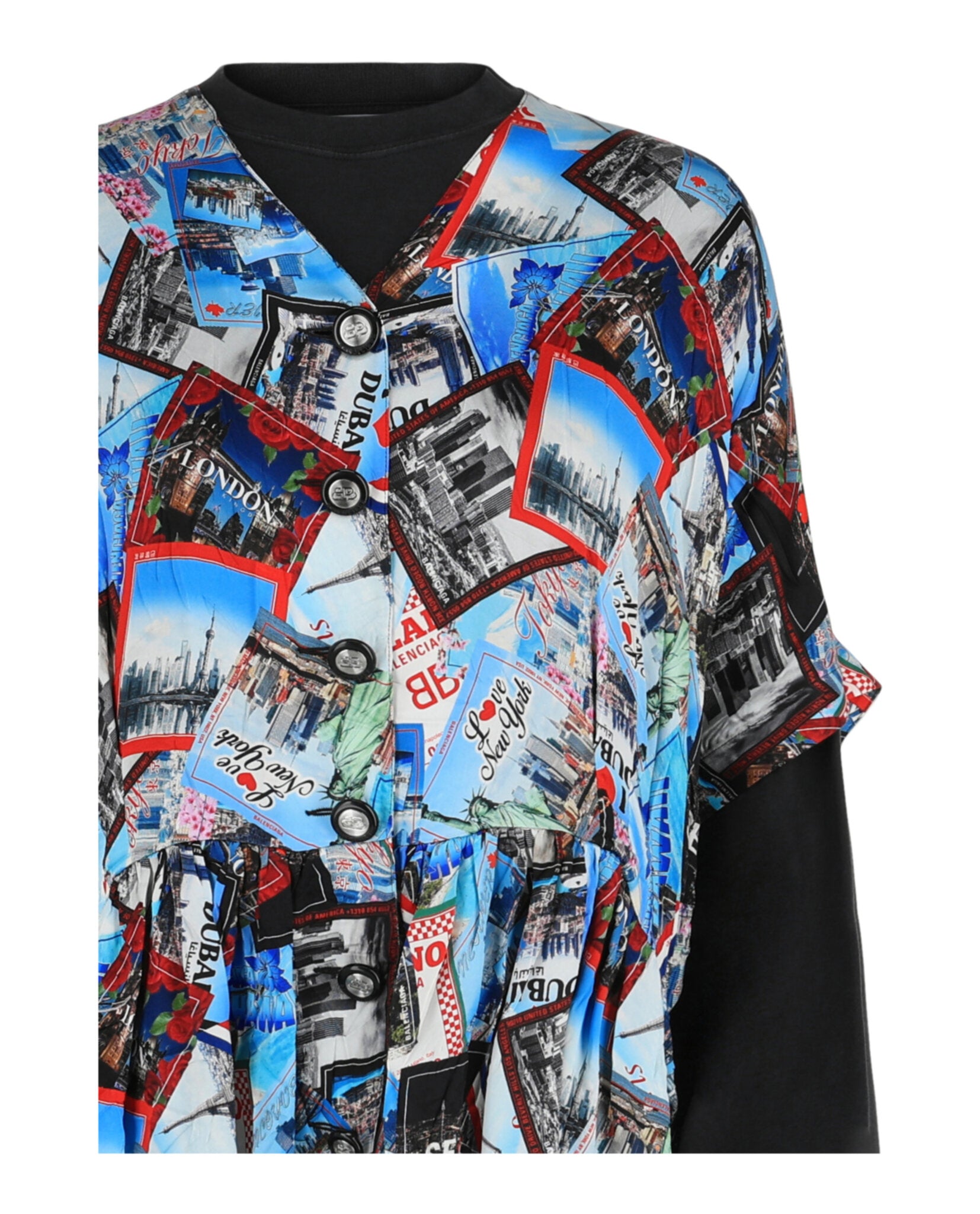 Balenciaga Balenciaga Womens Layered T-Shirt Dress