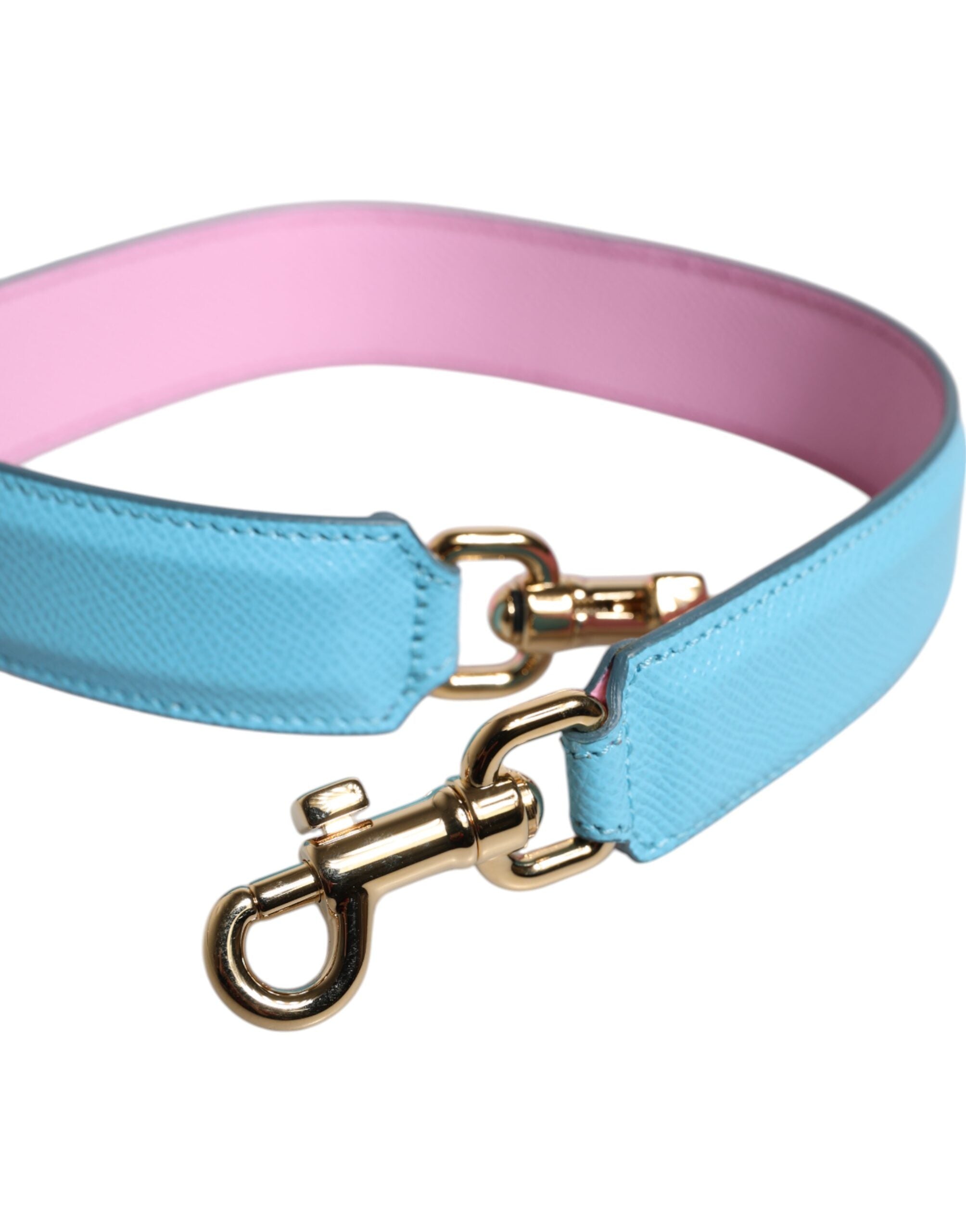 Dolce & Gabbana Dolce & Gabbana Pink Blue Leather Handle Bag Shoulder Women's Strap