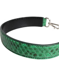 Dolce & Gabbana Dolce & Gabbana Black Green Exotic Leather Bag Shoulder Women's Strap