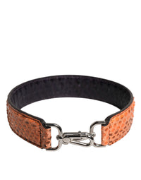 Dolce & Gabbana Dolce & Gabbana Black Beige Exotic Leather Bag Shoulder Women's Strap