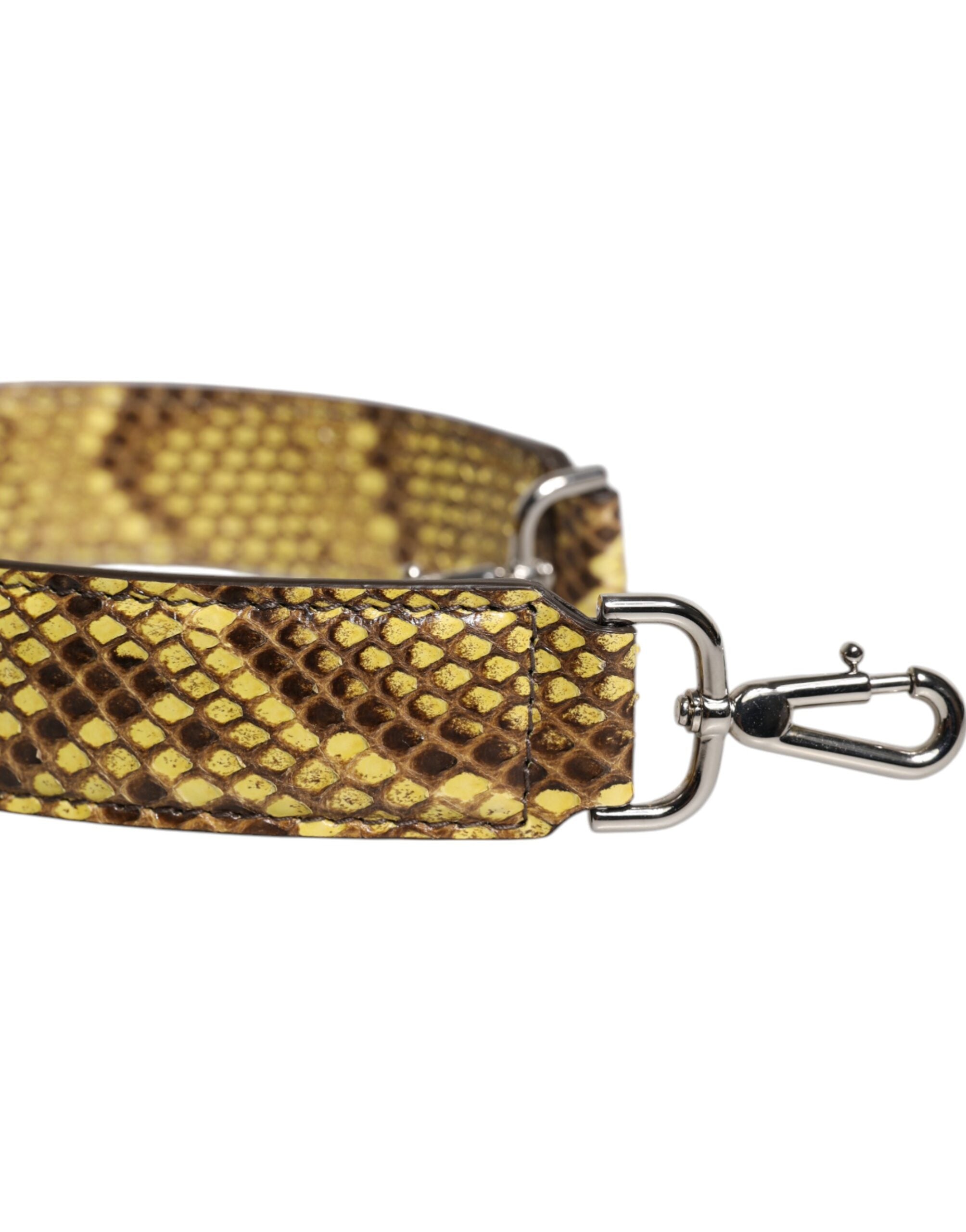 Dolce & Gabbana Dolce & Gabbana Yellow Exotic Leather Bag Shoulder Women's Strap