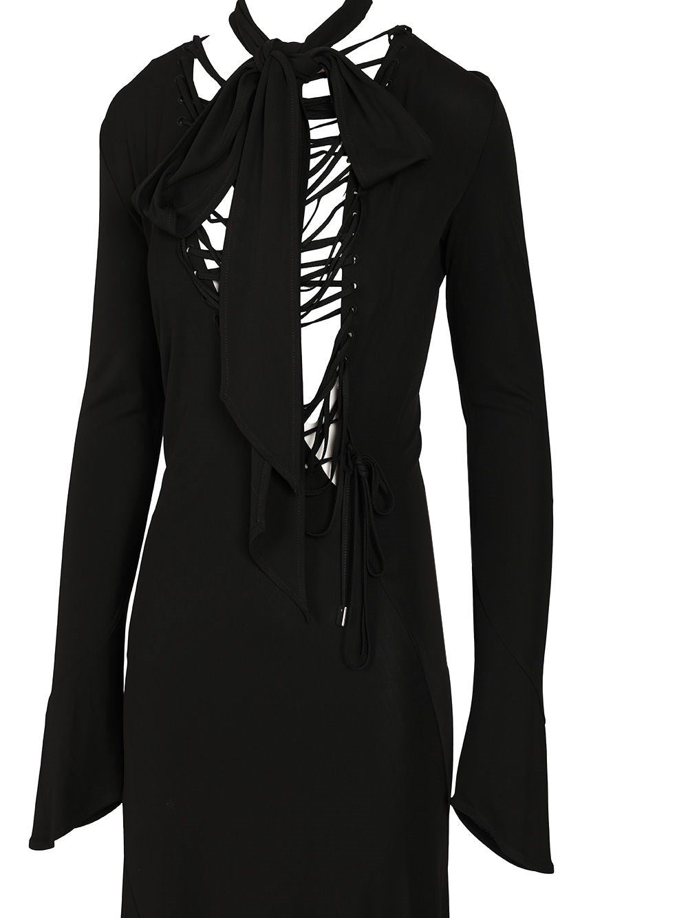 The Attico Women Crepe Midi Dress