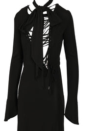 The Attico Women Crepe Midi Dress