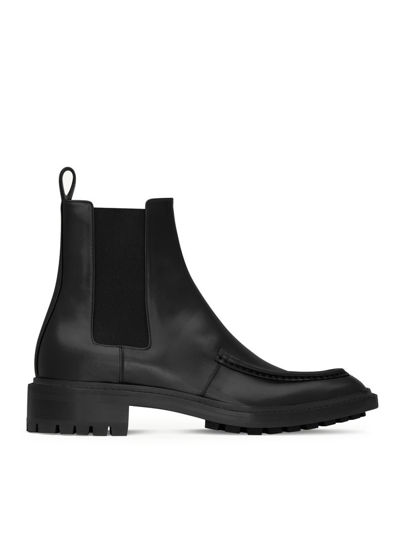 Saint Laurent Men Joe Smooth Leather Chelsea Boots