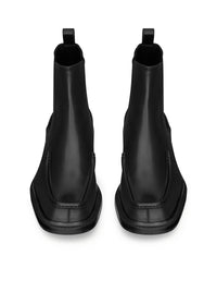 Saint Laurent Men Joe Smooth Leather Chelsea Boots