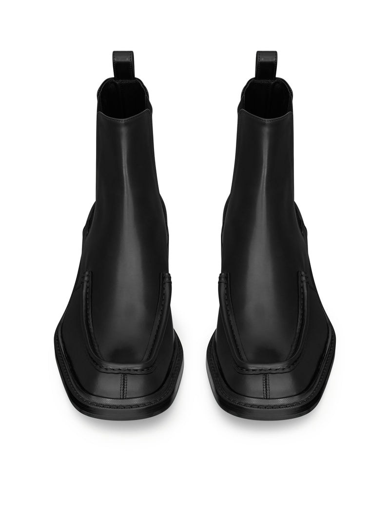 Saint Laurent Men Joe Smooth Leather Chelsea Boots