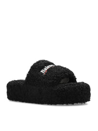 Balenciaga Balenciaga Women Slippers Platform In Shearling