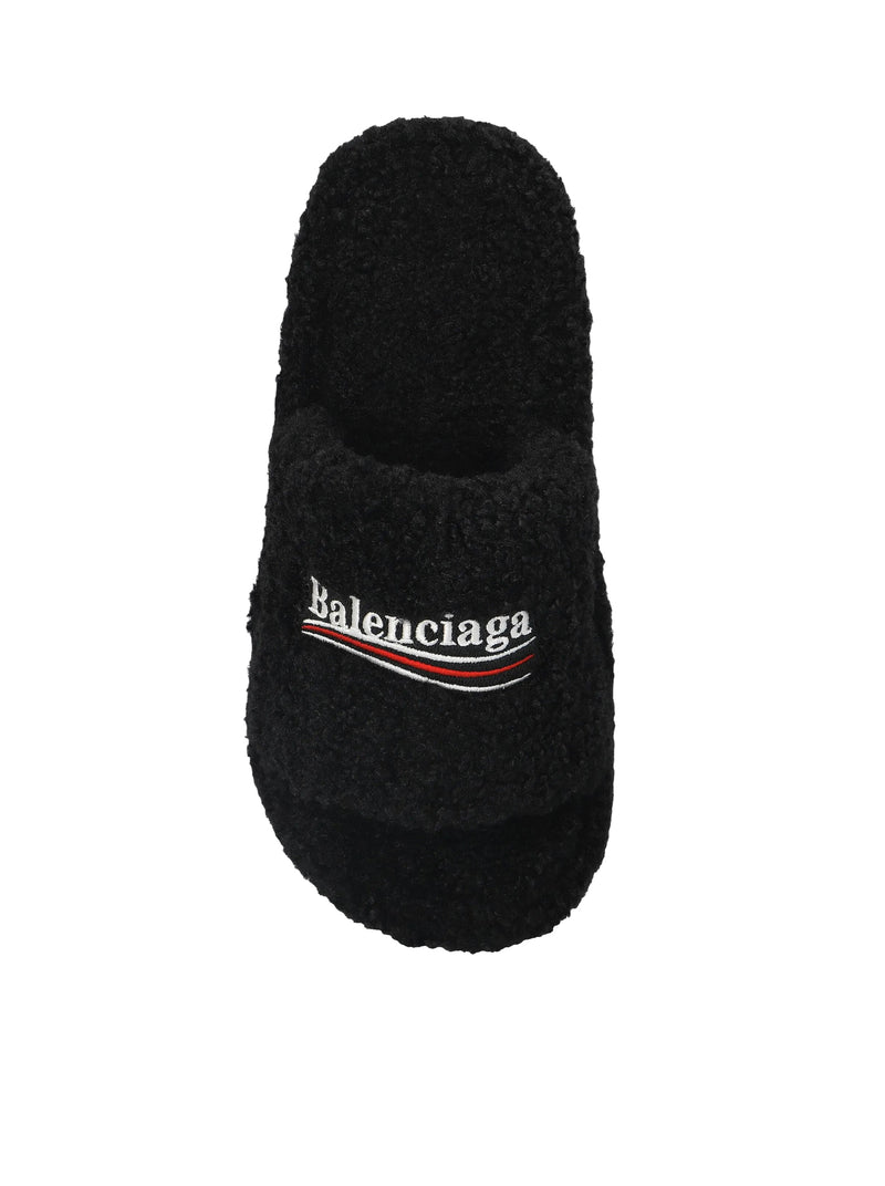 Balenciaga Balenciaga Women Slippers Platform In Shearling