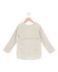 Gucci Boys Striped Linen Top